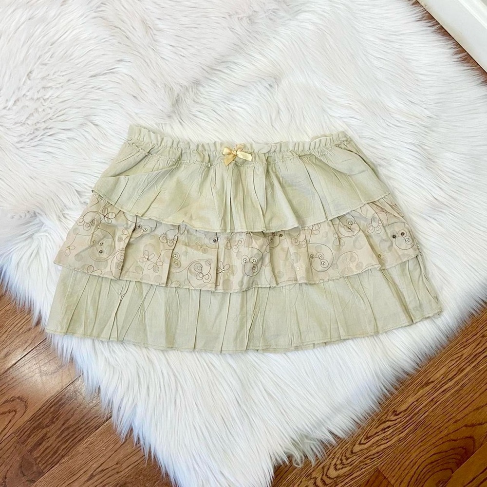 2016 ruffle mini skirt